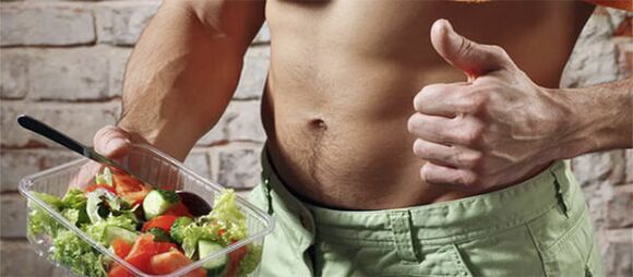 salada de legumes para potência masculina